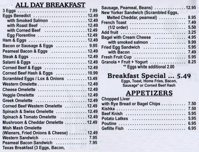 Menu of New Yorker Deli photo2