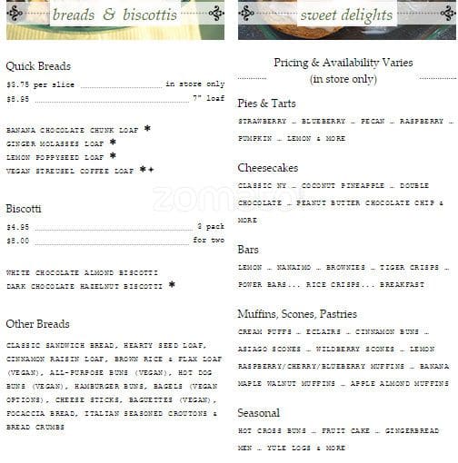 Menu of Sweet Tooth Cakery photo3