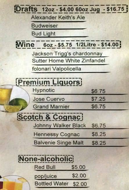 Menu of Brewster’s Roadhouse photo2