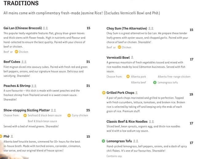 Menu of Grain of Rice photo4