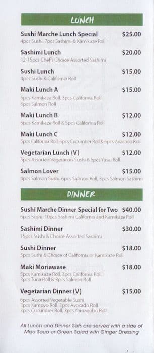 Menu of Sushi Mugen photo4