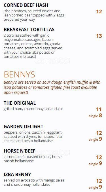 Menu of Izba Bistro photo4