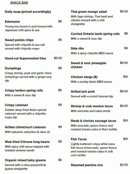 Menu of Supermarket photo2