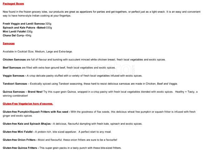 Menu of Kan’s Gourmet Foods photo2