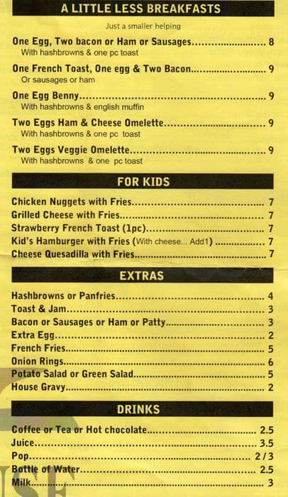 Menu of Crescent Harbour House Restaurant photo6