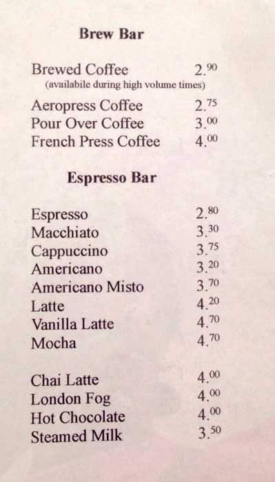 Menu of Bump n Grind Cafe photo2