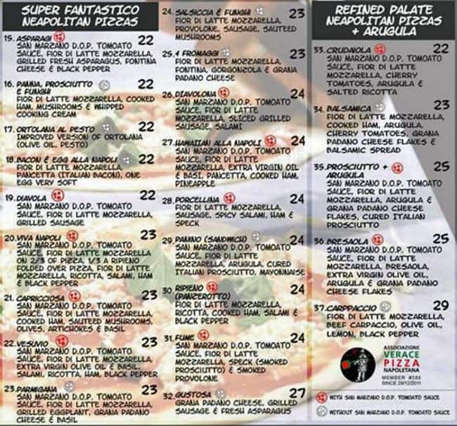 Menu of Viva Napoli photo3