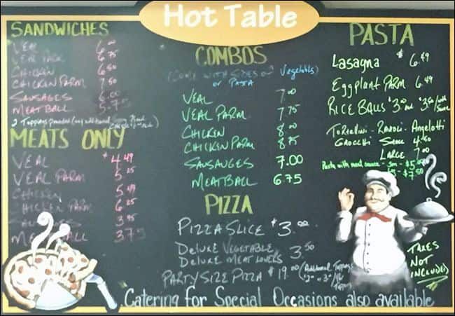 Menu of Lazio photo2