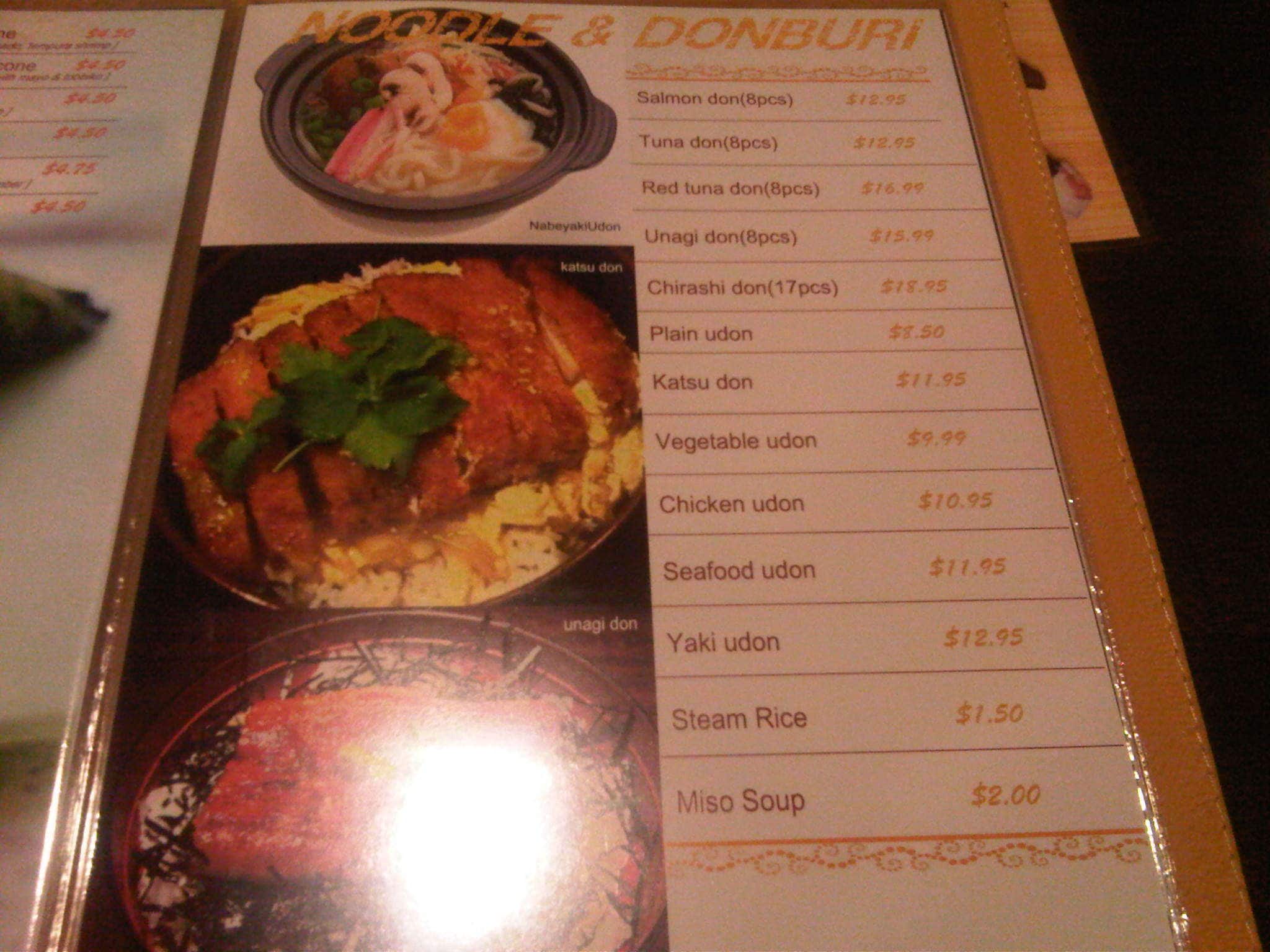 Menu of Sakana photo3