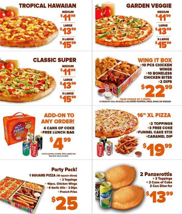 Menu of Pizza Pizza photo17