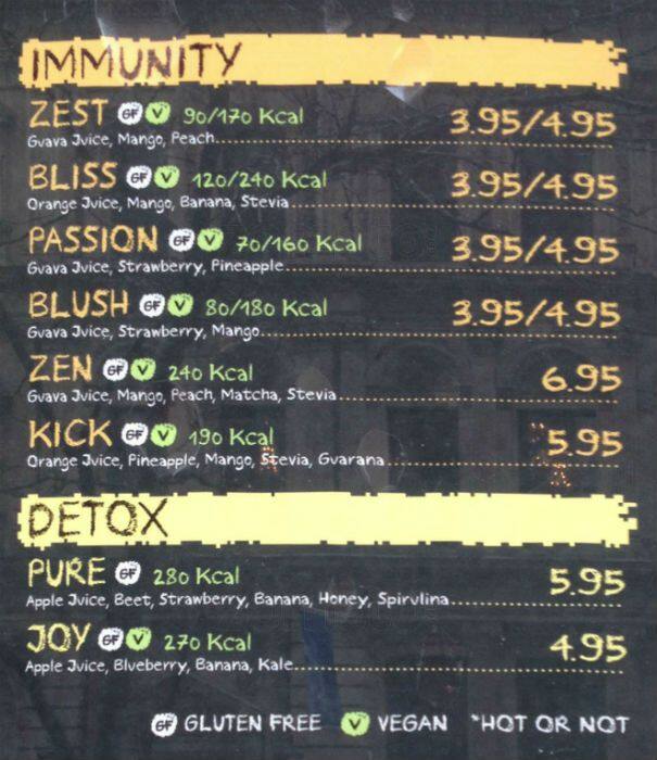 Menu of Liquid Nutrition photo5