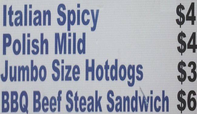 Menu of Mr. Super Hotdog photo2