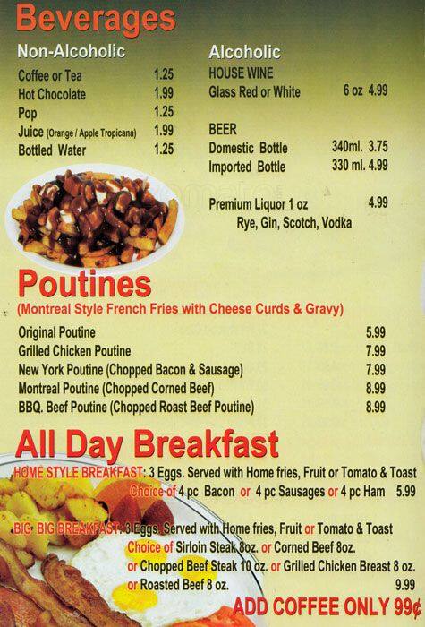 Menu of Westwood Bar and Grill photo3