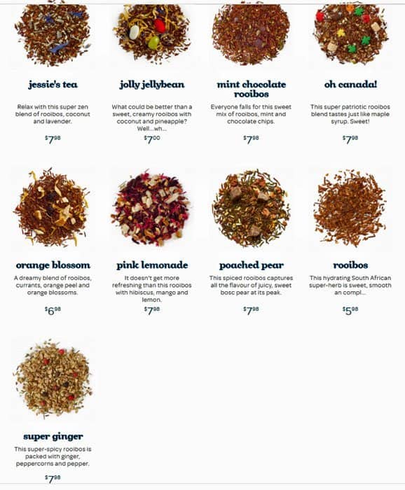 Menu of David’s Tea photo36