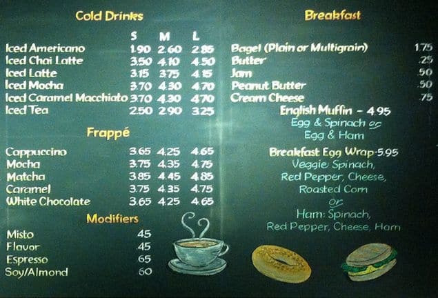 Menu of Bean Around the World photo4