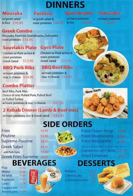 Menu of Louis Souvlaki And Grill photo3