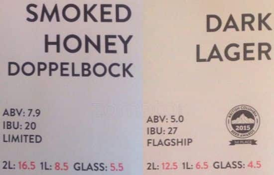 Menu of Steel & Oak Brewing Co. photo4