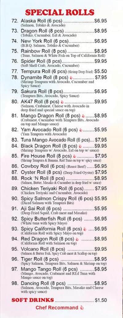 Menu of Aji Sai photo8