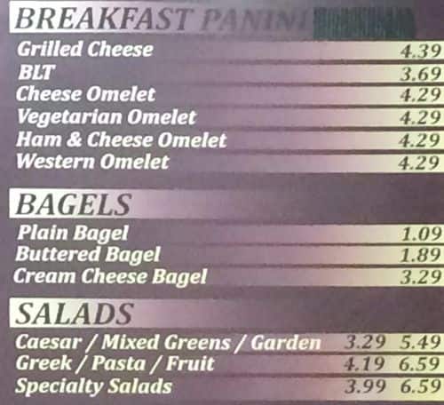 Menu of Baroli Caffe photo2