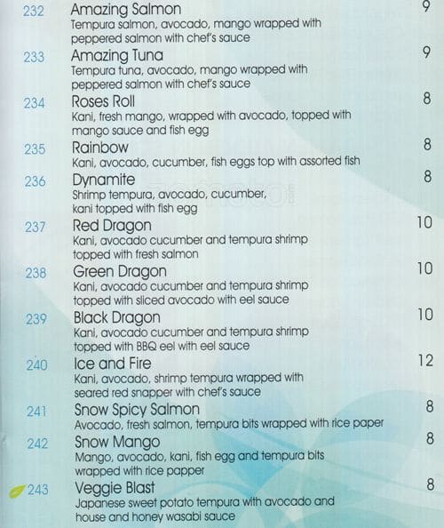 Menu of Maple Sushi photo10