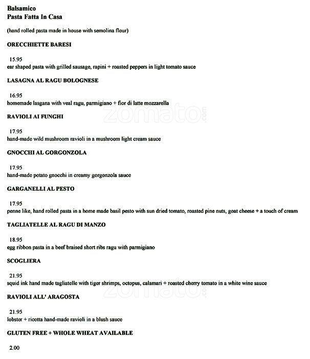 Menu of Balsamico photo7