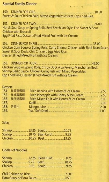 Menu of Lin Garden Restaurant photo6