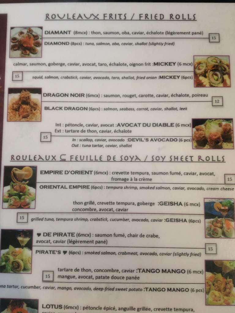 Menu of Atami photo2