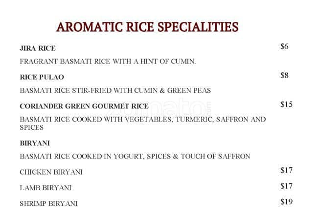 Menu of Coriander Green photo3