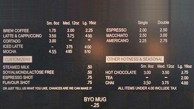 Menu of Jimmy’s Coffee photo2