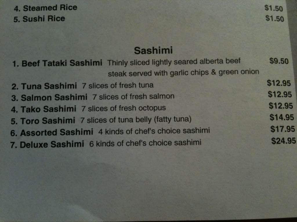 Menu of Sushi & Co. photo4