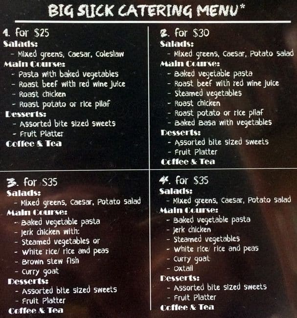 Menu of Big Slick Tap And Grill photo5