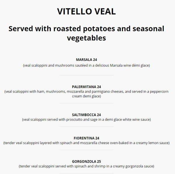 Menu of Poco Pazzo photo2