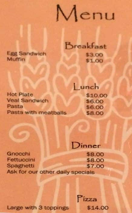 Menu of Nancy Trattoria photo2