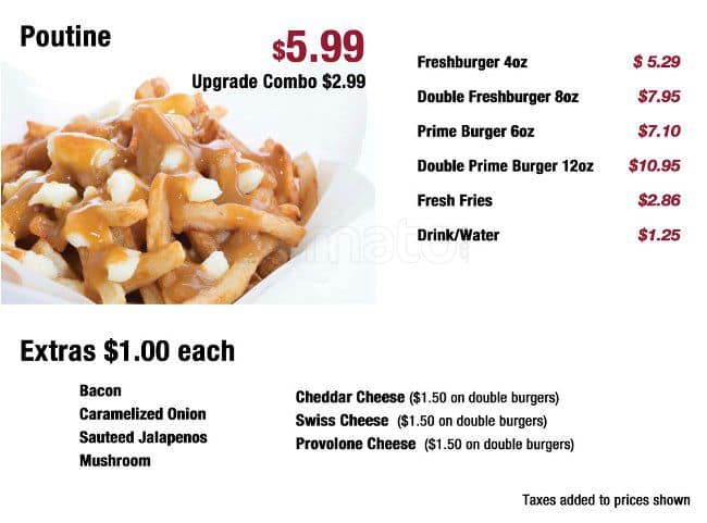 Menu of Fresh Burger photo3