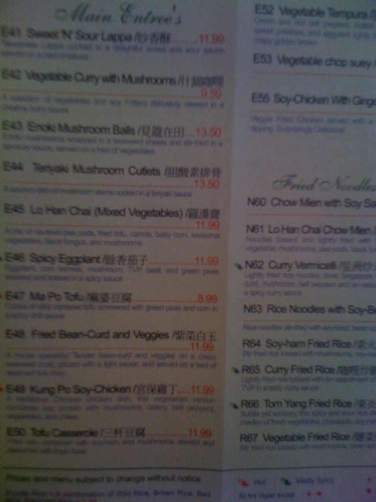 Menu of Zen Gardens photo3