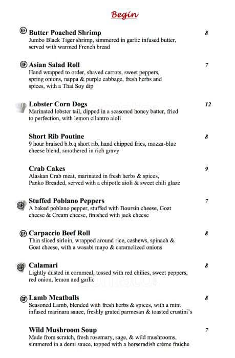 Menu of Redwood Steakhouse & Bar photo2