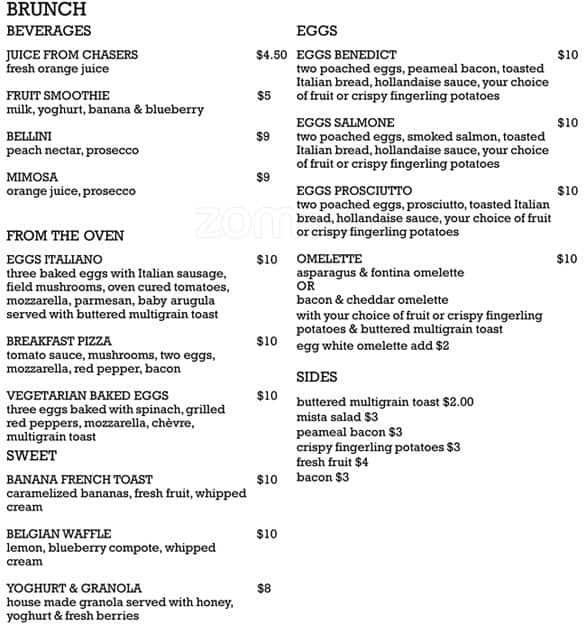 Menu of Il Fornello photo3