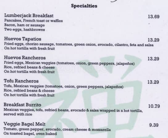 Menu of Cafe Zen photo5