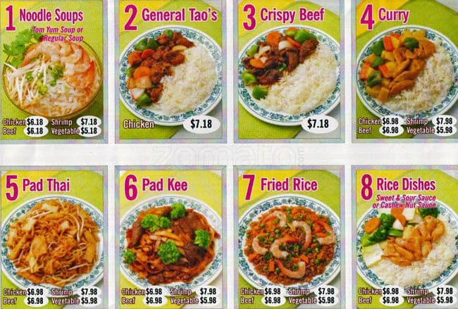 Menu of Golden Thai photo2