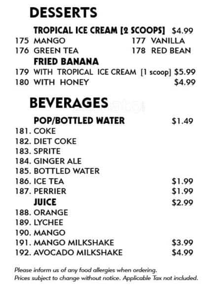 Menu of Sushi Bay photo13