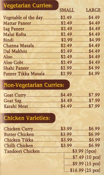 Menu of Embassy Restaurant photo4