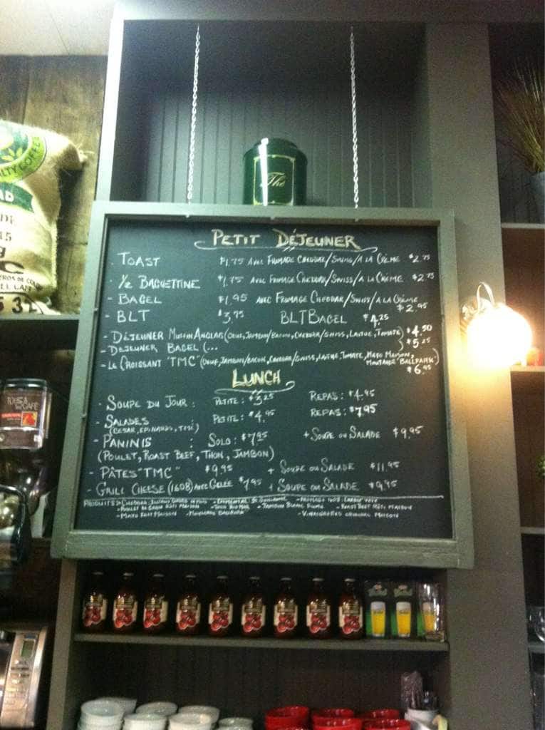 Menu of Thé Mon Café photo2