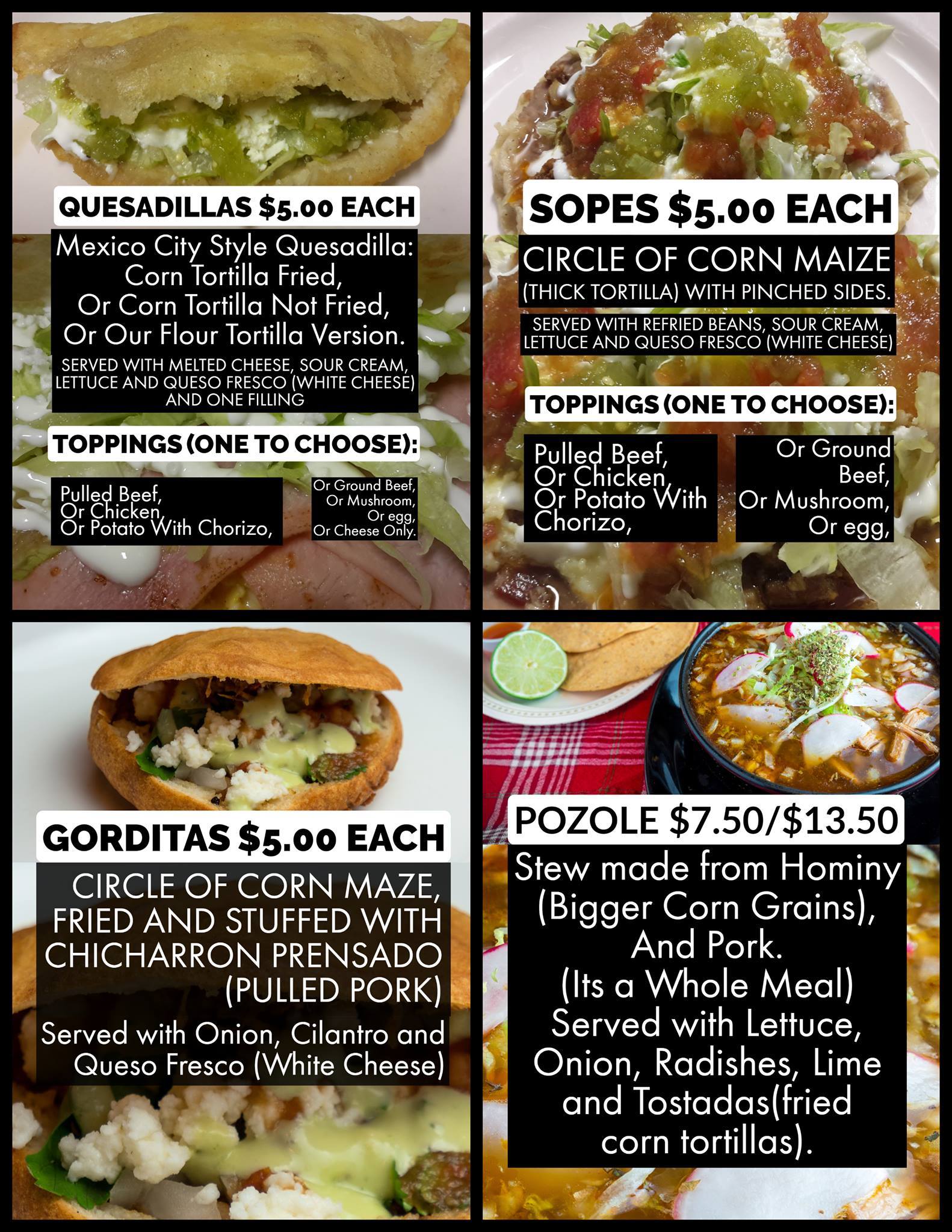 Menu of Fresh-adilla Fresh Tortilla photo2