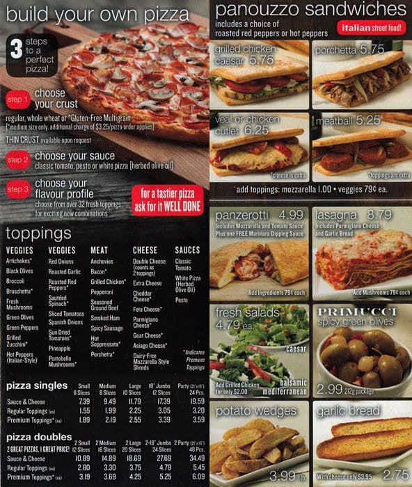 Menu of Pizza Nova photo3