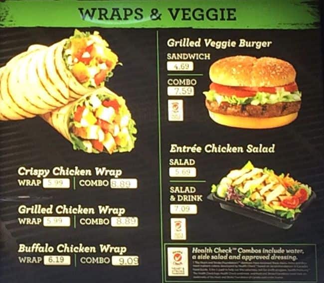 Menu of Harvey’s photo5