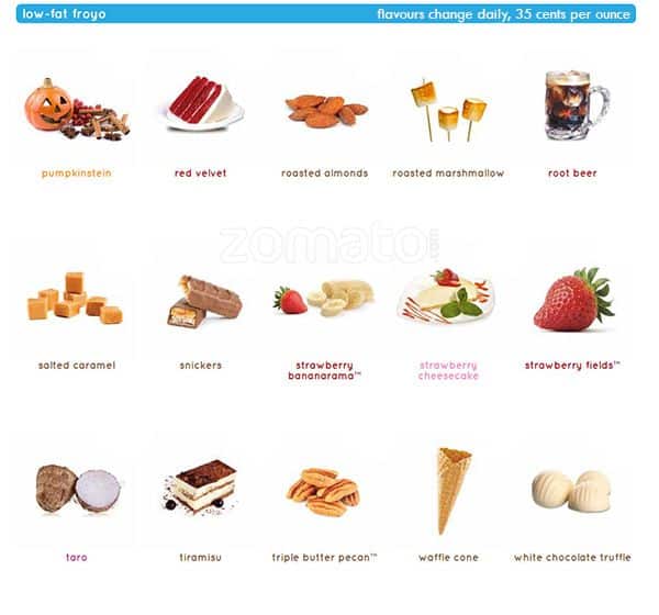 Menu of Yogurty’s photo4