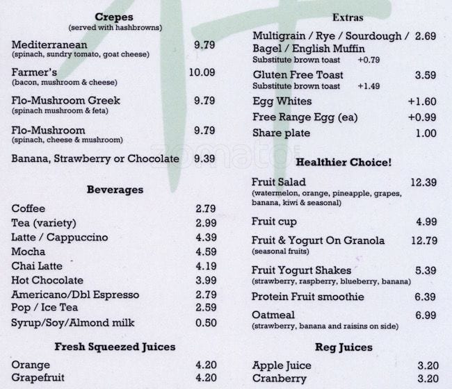 Menu of Cafe Zen photo6