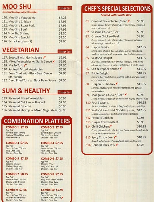 Menu of Kingston Chinese Restaurant photo4