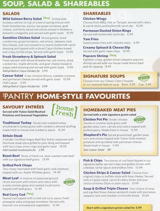 Menu of The Pantry photo2