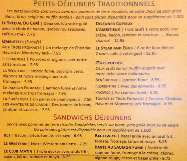 Menu of Café 131 photo2